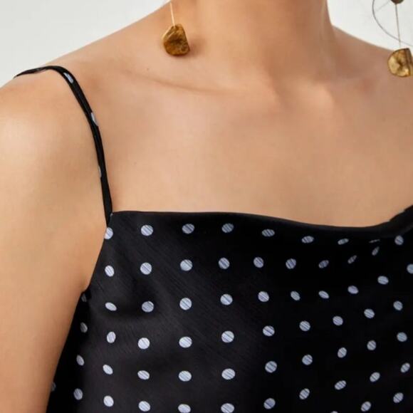 Love Bonito Black Latifah Cowl Neck Camisole Top - Picture 3 of 15